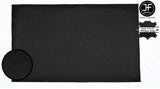 BLACK LEATHER 25cm x 50cm QUALITY TOP GRAIN GENUINE LEATHER CRAFTS AUTOMOTIVE
