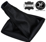 BLACK STITCH FITS FIAT DOBLO MK2 2010-2015 GEAR GAITER GENUINE LEATHER NEW