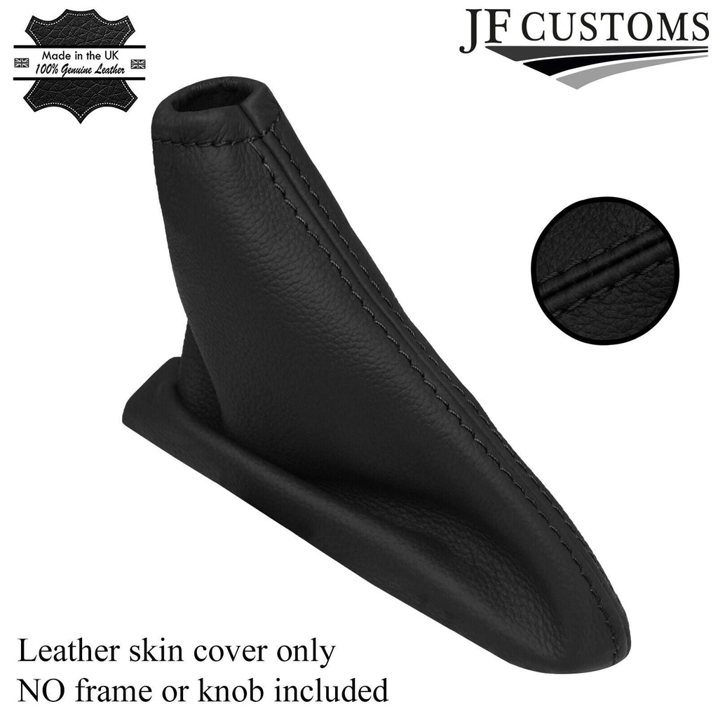 FITS VOLVO C30 06-13 BLACK STITCH LEATHER HANDBRAKE GAITER CUSTOM NEW MADE IN UK