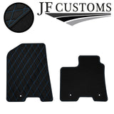 L BLUE DIAMOND STITCH VINYL 4 XTAILORED FLOOR CARPET FOR HYUNDAI NEXO 18-21 JF1