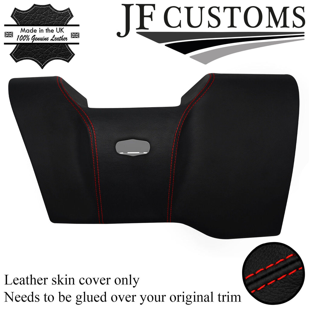 RED STITCH ITALIAN LEATHER UNDER STEERING TRIM COVER FOR RANGE ROVER P38 94-02