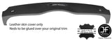 BLACK & GREY TOP DASHBOARD LEATHER COVER FOR BMW MINI R50 R53 01-06 STYLE 2