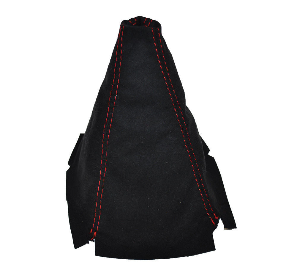 FITS HONDA INTEGRA DC2 94-01 GEAR GAITER SUEDE RED STITCHING CUSTOM NEW