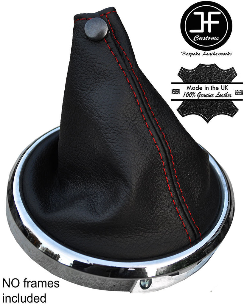 RED STITCH LEATHER GEAR GAITER FITS MITSUBISHI ASX OUTLANDER SPORT 2010-2016