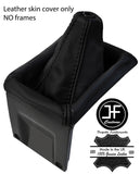 BLACK & BLACK TOP GRAIN LTHR GEAR GAITER FOR AUDI COUPE GT B2 QUATTRO UR 85-87