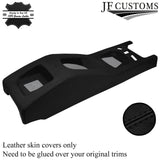 FITS LOTUS ELAN M100 S2 TURBO BLACK STITCH LEATHER CENTRE CONSOLE TRIM COVER