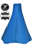 BLUE REAL LEATHER MANUAL GEAR GAITER FITS CITROEN C2 C3 2003-2009 CUSTOM NEW