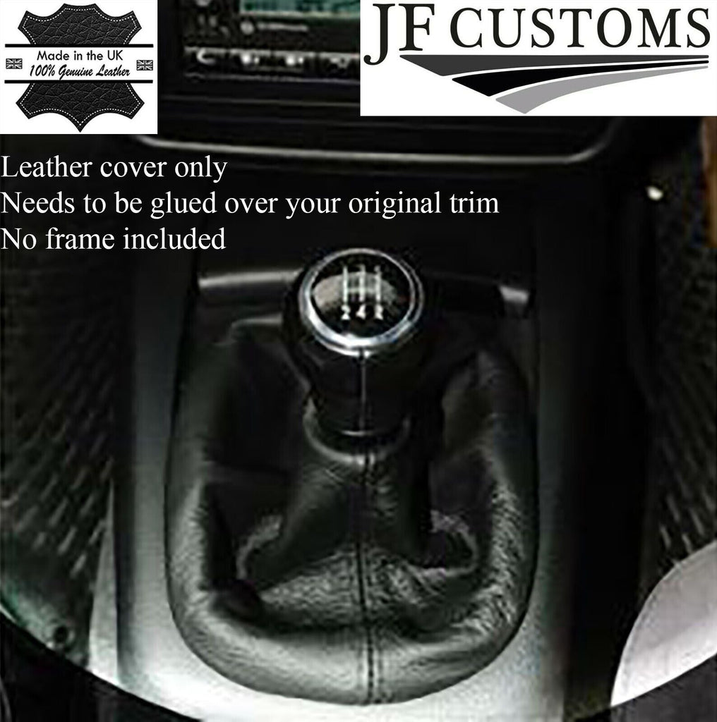 FITS VW PASSAT BLACK LEATHER GEAR SHIFT BOOT 2001-2005 NEW CUSTOM NEW