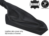 BLACK STITCHING TOP GRAIN LEATHER HANDBRAKE GAITER FOR CORVETTE C6 2005-2013
