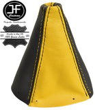BLACK & YELLOW REAL LEATHER GEAR GAITER FOR AUDI TT MK1 COUPE ROADSTER 1998-2006