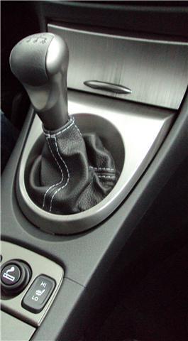 FITS HONDA CIVIC GEAR COVER LEATHER SILVER ST 2005-2009 NEW CUSTOM NEW