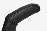 black stitch FITS PONTIAC GTO 04-06 LEATHER HANDBRAKE HANDLE COVER ONLY