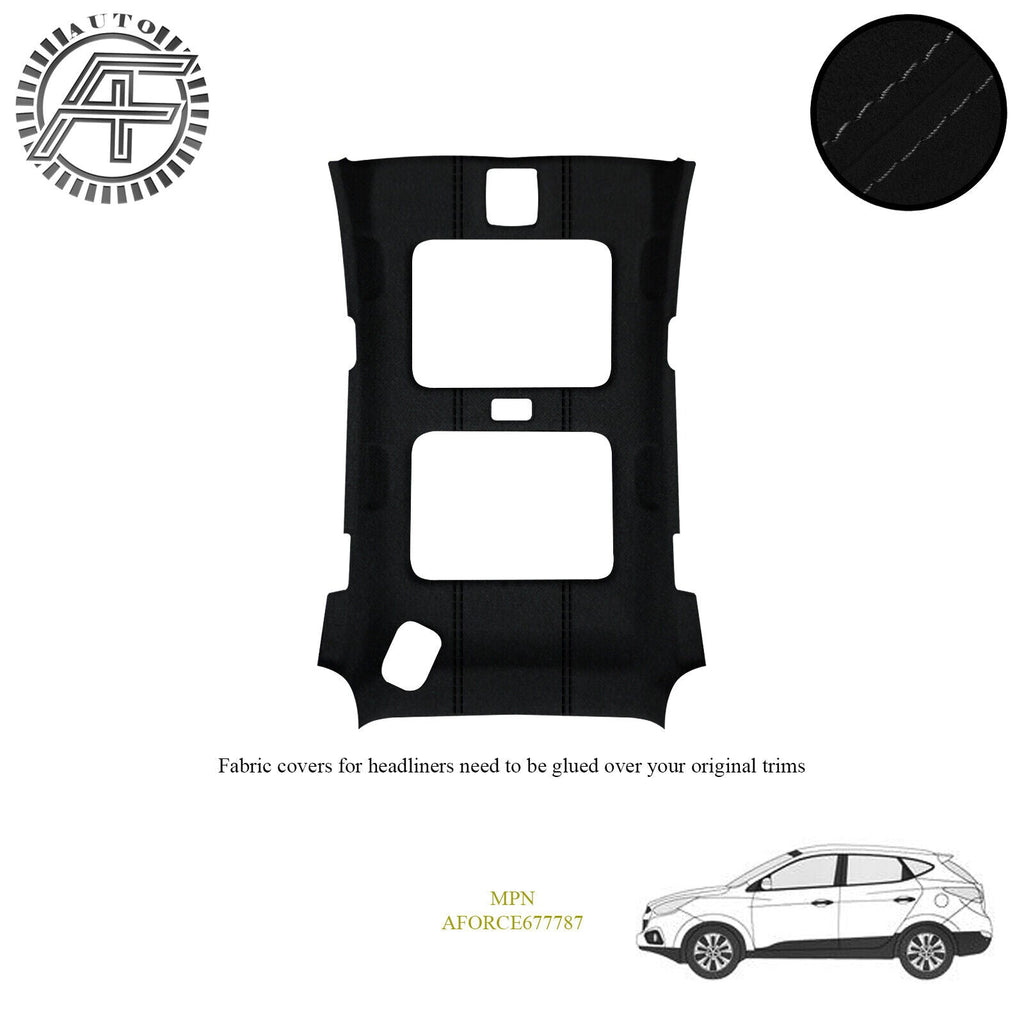 LUXE SUEDE HEADLINER COVER FITS HYUNDAI IX35 5 DOOR SUV WITH SUNROOF 2009-2015