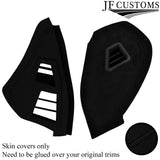 BLACK STITCH 2X END DASH SIDE TRIM SUEDE COVERS FITS MAZDA RX7 FD3 1992-2002