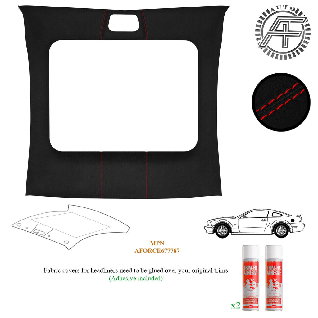 LUXE SUEDE HEADLINER SUNROOF COVER FITS FORD MUSTANG 2005-2009 CUSTOM NEW