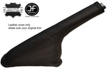 BLACK  STITCHING LEATHER HANDBRAKE GAITER FITS CHRYSLER YPSILON 2011-2016