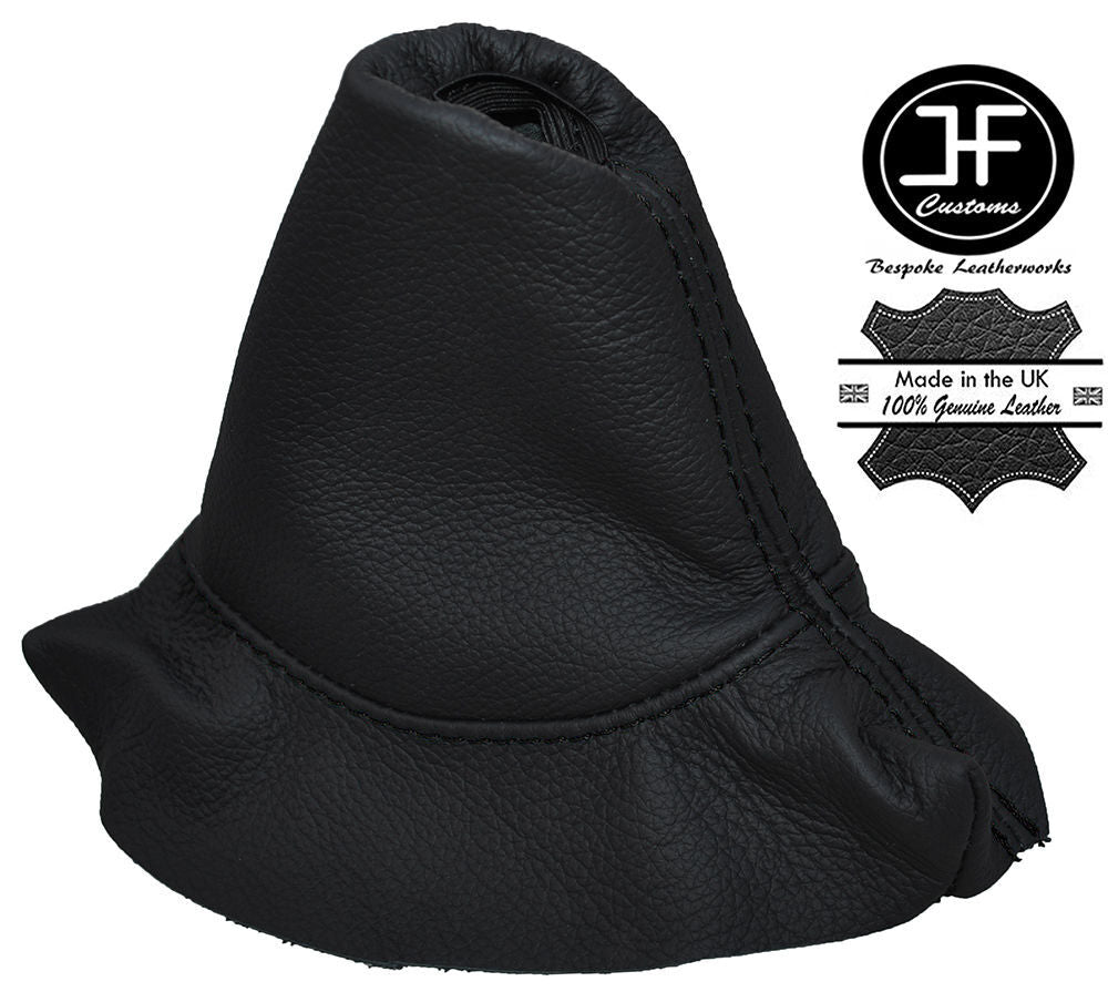 BLACK STITCHING LEATHER HANDBRAKE GAITER FITS PEUGEOT 407 2004-2010 CUSTOM NEW