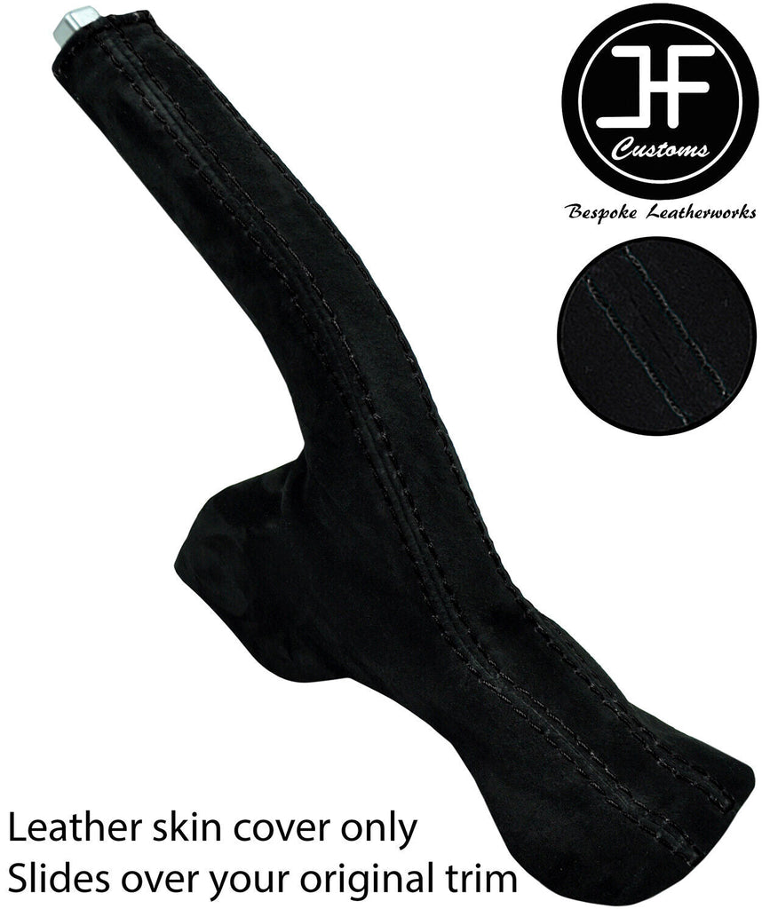 BLACK STITCHING REAL SUEDE HANDBRAKE GAITER FOR HYUNDAI i30 MK3 2017-2019