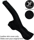 BLACK STITCHING REAL SUEDE HANDBRAKE GAITER FOR HYUNDAI i30 MK3 2017-2019