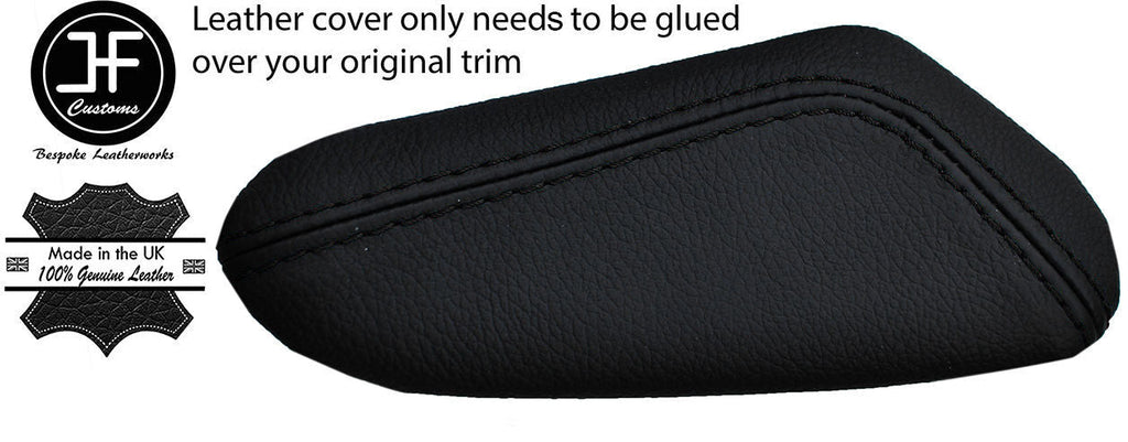 BLACK STITCH CENTER CONSOLE SIDE TRIM LEATHER COVERS FITS BMW F20 F21 10-16