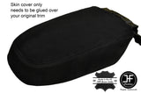 BLACK STITCH REAL SUEDE ARMREST COVER FITS FORD FOCUS MK3 2005-2008 CUSTOM NEW