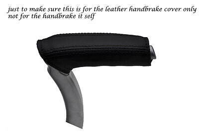BLACK STITCH FITS MERCEDES SLK R171 2004-2011 LEATHER HANDBRAKE HANDLE COVER