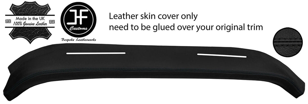 BLACK STITCHING TOP DASH DASHBOARD REAL LEATHER COVER FOR SUNBEAM ALPINE MK4 IV