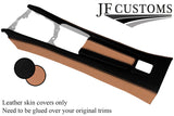 BLACK BEIGE CENTRE CONSOLE + ARMREST LEATHER COVERS FITS MAZDA MX5 MK4 ND 15-20