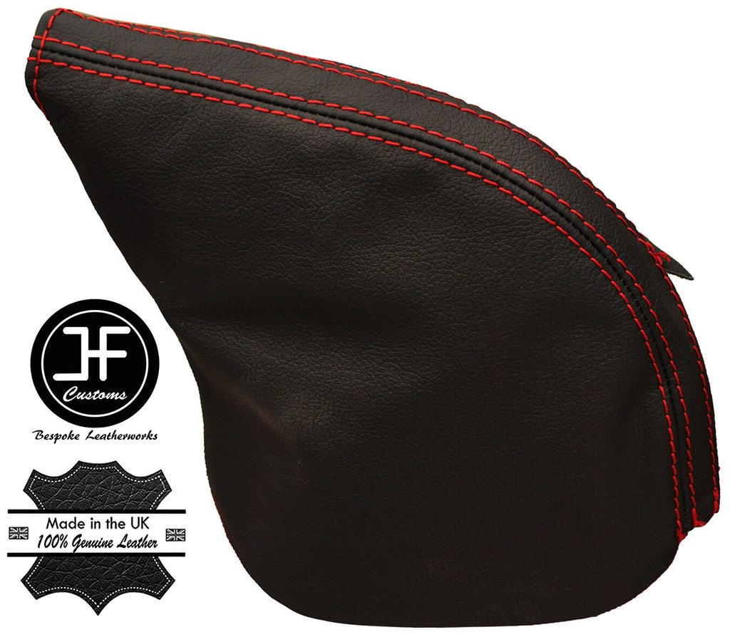 RED STITCH REAL LEATHER HANDBRAKE GAITER FITS TOYOTA LEXUS SOARER 1990-2000