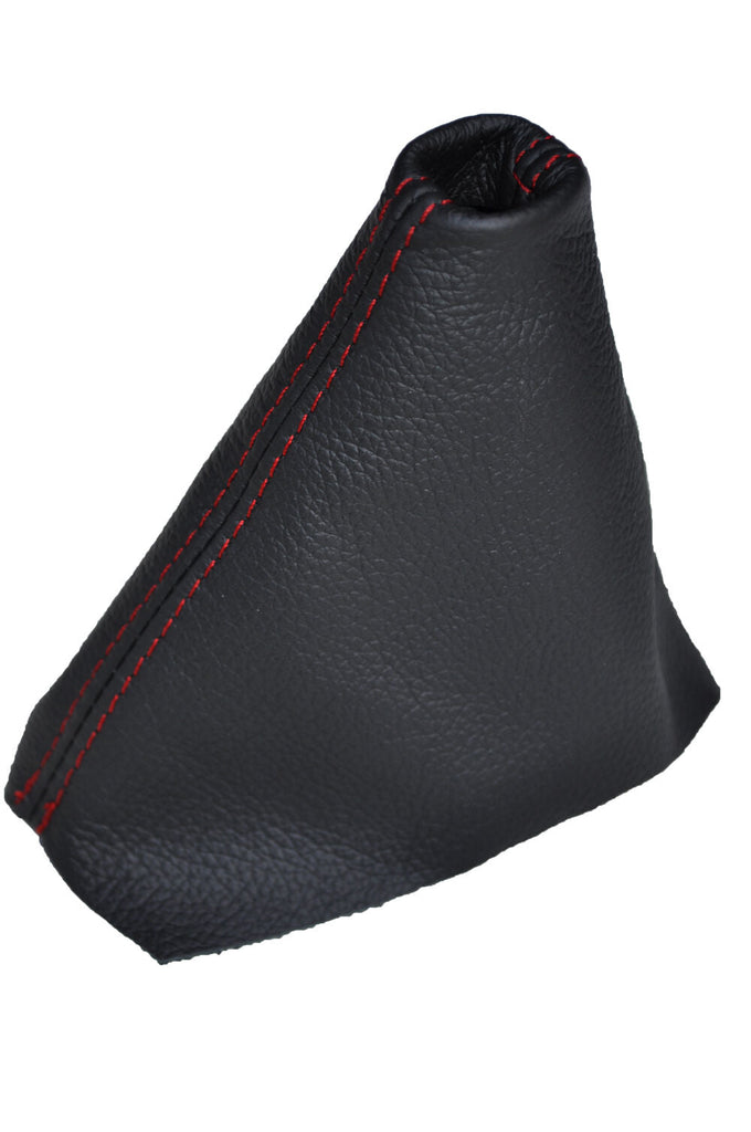 RED STITCH FITS LAND ROVER FREELANDER 2003-2005 AUTOMATIC AUTO GAITER LEATHER