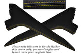 YELLOW STITCH 2X CENTER CONSOLE SIDE TRIM FITS PORSCHE 991 CARRERA BOXSTER 981