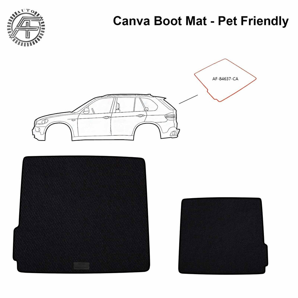 FOR BMW X5 E70 TOURING 06-13 DOG FRIENDLY TRUNK / BOOT CANVA MAT/CARPET CAT/DOG
