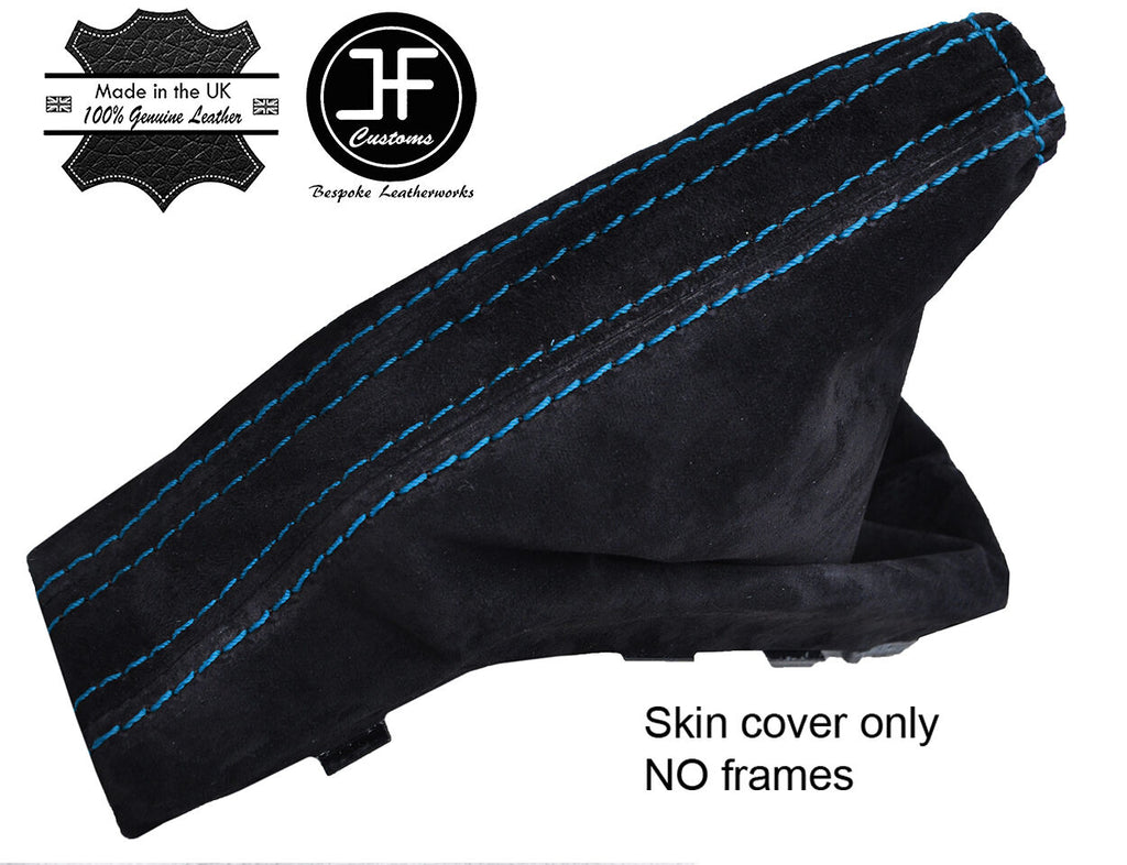 BLUE STITCH REAL SUEDE HANDBRAKE GAITER FITS VAUXHALL OPEL ASTRA MK5 H 04-09