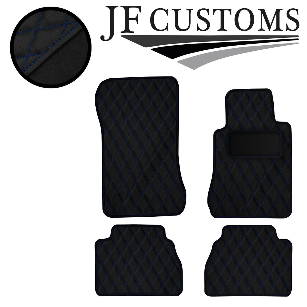 BLUE DIAMOND VINYL 4X TAILORED FLOOR CARPETS FOR MERCEDES E CLASS W210 96-02 JF1