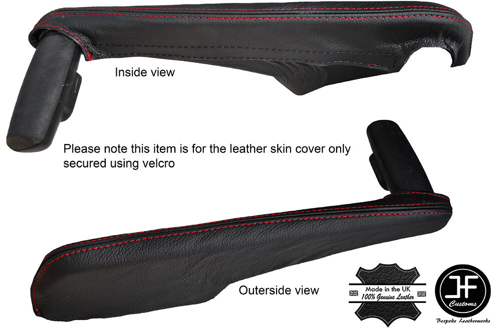 RED STITCHING HANDBRAKE TRIM LEATHER COVER FITS BMW MINI PACEMAN 2013-2016