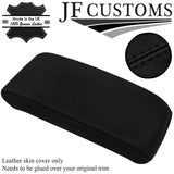 BLACK STITCH ITALIAN LEATHER ARMREST LID COVER FOR AUDI A3 8P 04-12 STYLE 2