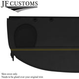YELLOW STITCH D GREY LUXE-SUEDE REAR PARCEL SHELF COVER FOR BMW E46 SEDAN 98-05