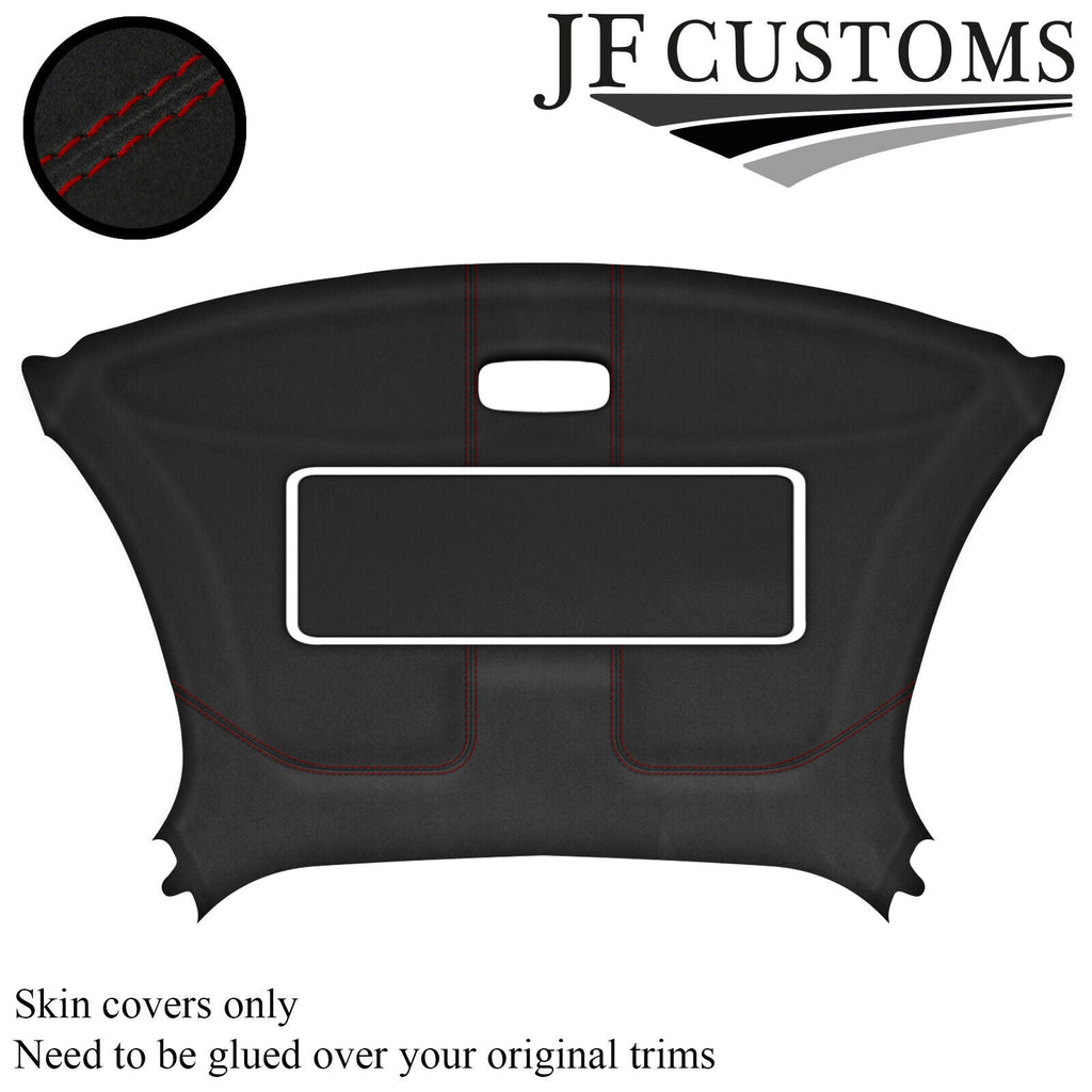 D RED STITCH D GREY SUEDE SUNROOF HEADLINER COVER FOR MAZDA RX7 FD3S 92-02