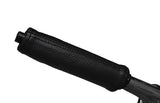 BLACK STITCHING HANDBRAKE HANDLE LEATHER SKIN COVER FITS PEUGEOT PARTNER 08-14