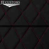 DARK RED DIAMOND STITCH LUXE SUEDE HEADLINER COVER FITS HONDA CIVIC EJ9 96-01