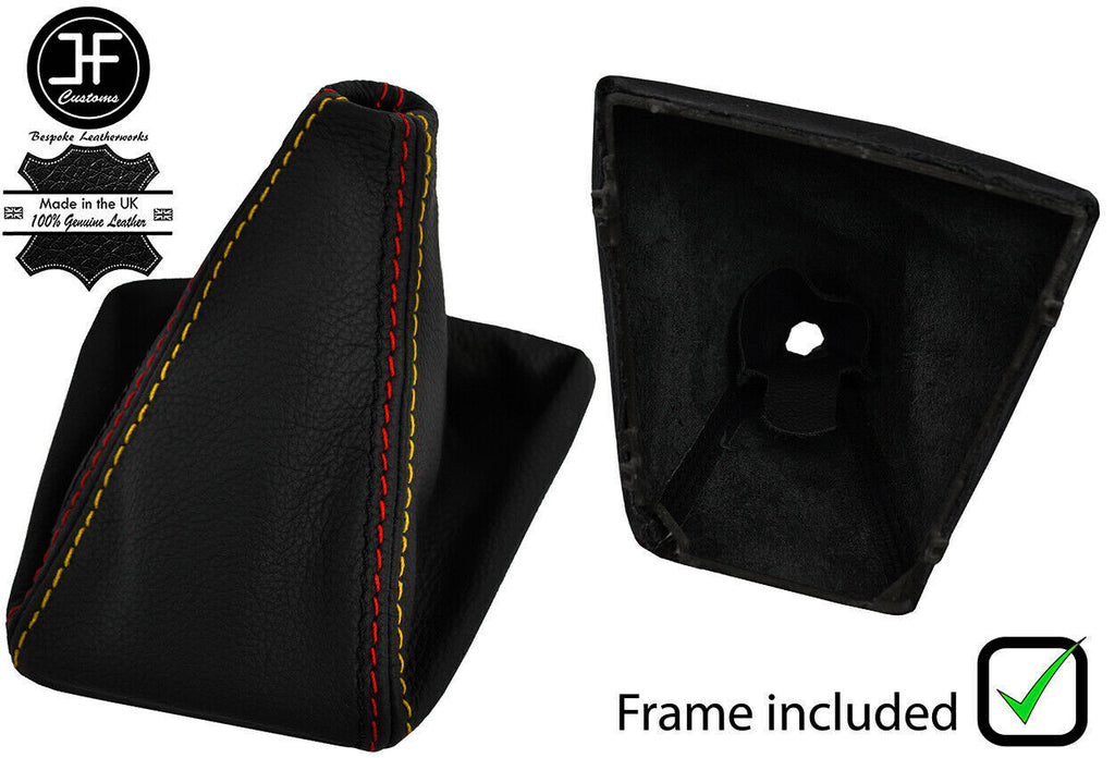 GERMAN STITCH & RED STITCH LEATHER GEAR+PLASTIC FRAME FOR BMW X3 E83 03-10