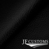 BLACK LEATHER SMG AUTOMATIC GEAR SURROUND RING TRIM FOR BMW E46 99-05 CUSTOM NEW