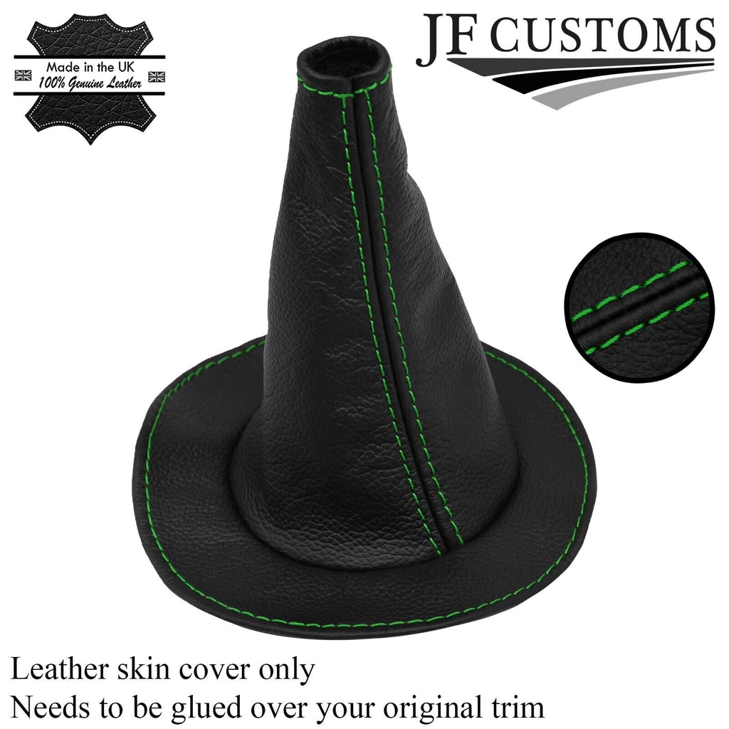 FITS FORD ESCORT MK1 MK2 GREEN STITCH LEATHER GEAR GAITER RUBBER REPLACEMENT