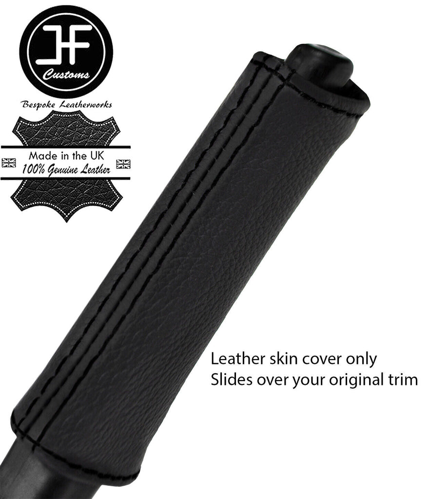 BLACK STITCH LEATHER HANDBRAKE HANDLE COVER FOR NISSAN 300ZX Z32 1989-1996