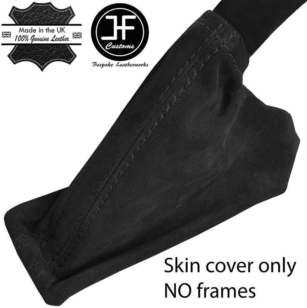 BLACK STITCH REAL SUEDE HANDBRAKE GAITER FITS VAUXHALL OPEL ADAM 2012-2018