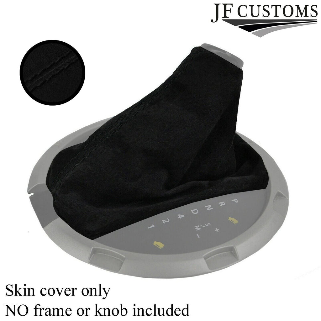 BLACK STITCH REAL SUEDE AUTOMATIC GEAR GAITER FOR LAND ROVER FREELANDER 03-05