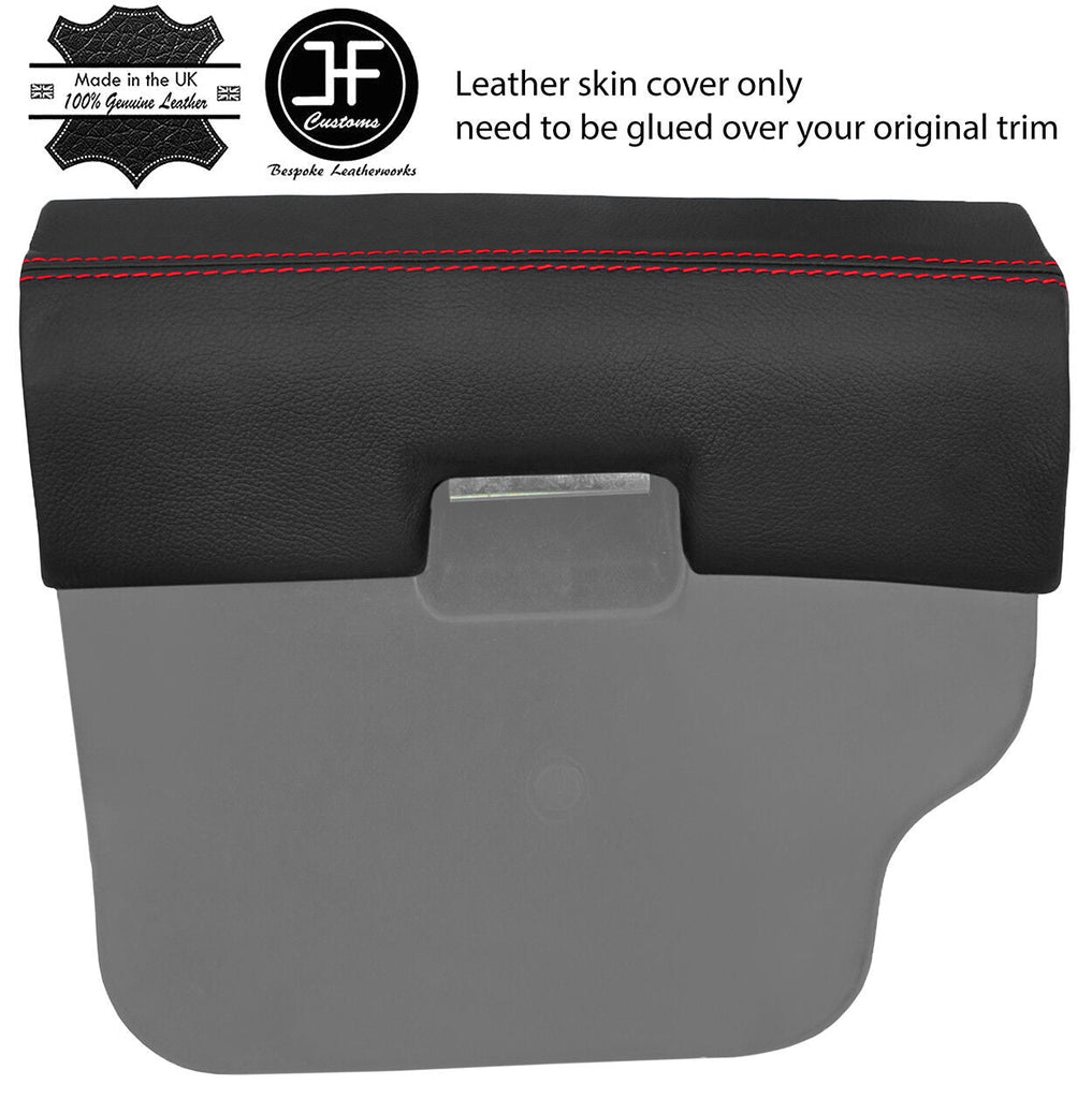 RED STITCHING REAL LEATHER GLOVE BOX COVER FITS BMW 2002 E10 TI TII CUSTOM NEW