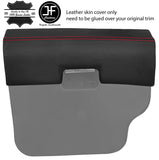 RED STITCHING REAL LEATHER GLOVE BOX COVER FITS BMW 2002 E10 TI TII CUSTOM NEW