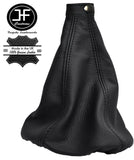 BLACK STITCHING GENUINE LEATHER MANUAL GEAR GAITER FITS HYUNDAI ACCENT 05-2011