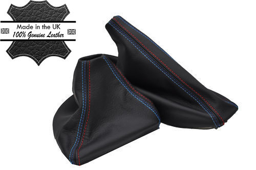 FITS BMW Z3 GEAR  HANDBRAKE GAITER SHIFT BOOT SET LEATHER TRI STITCH COVERS
